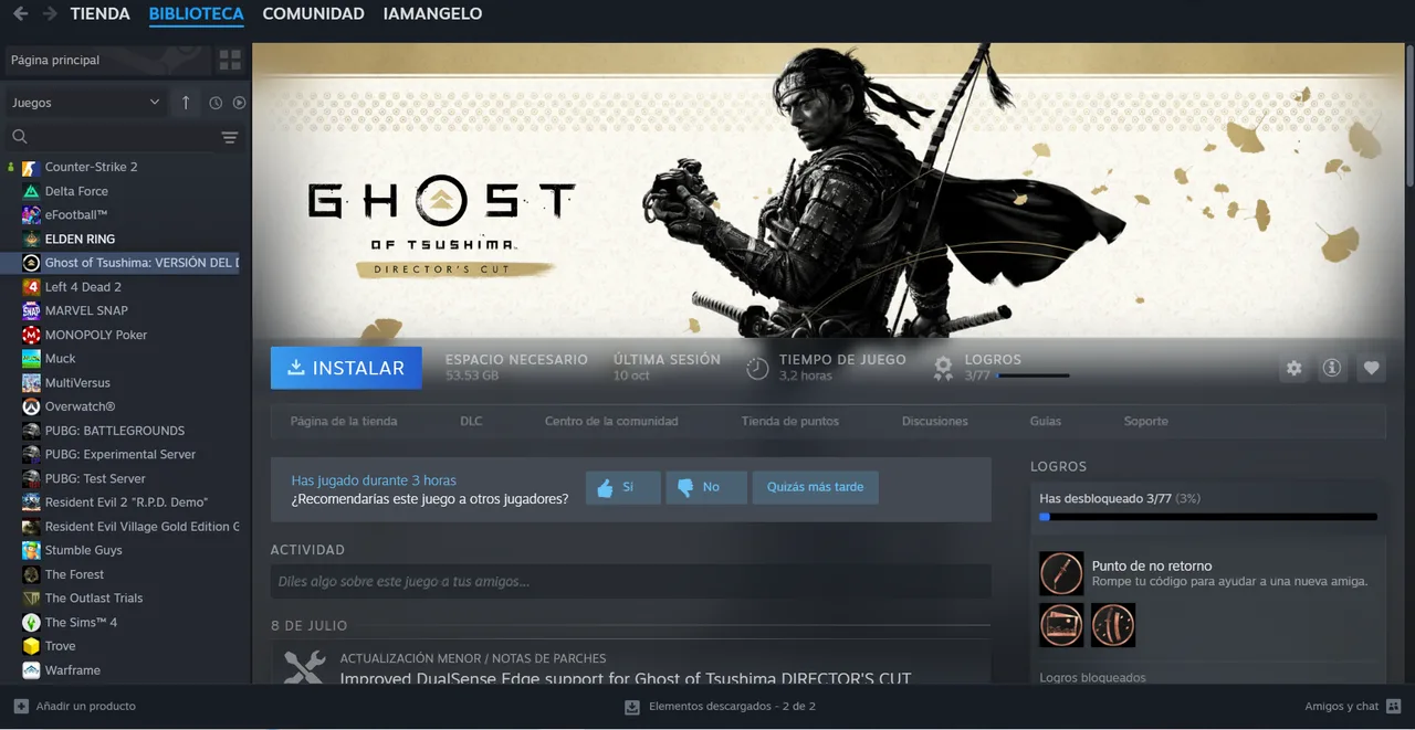 Captura de Angelouuu en Ghost of Tsushima DIRECTOR'S CUT