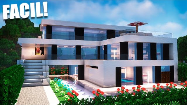 Cómo Construir una Casa Moderna en Minecraft para Survival Paso a Paso